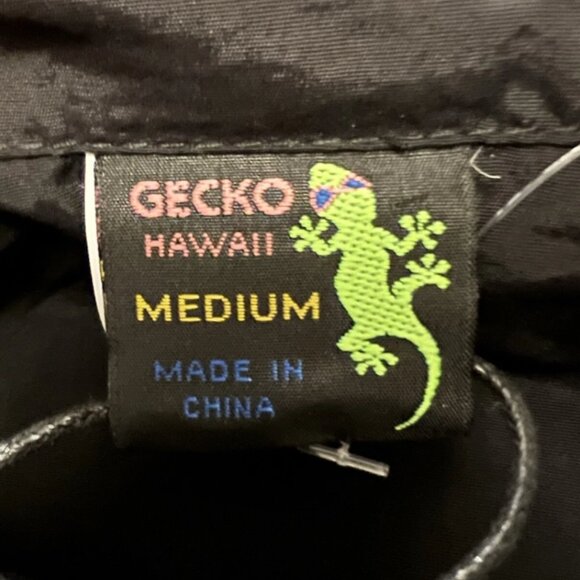 Vintage Gecko Hawaii Neon Pink Purple All Over Print Windbreaker Jacket - Picture 6 of 10